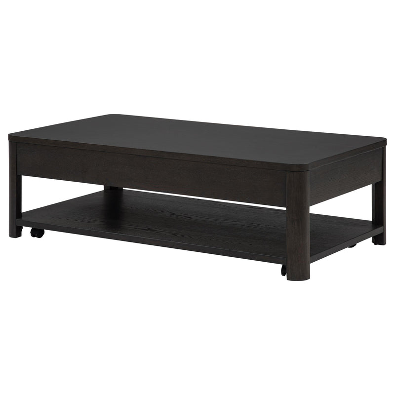 Marcelo Wood Coffee Table with 2 Drawers and Shelf Coffee - 736068