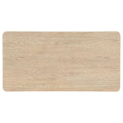 Marcelo Wood Coffee Table with 2 Drawers and Shelf Light Elm - 736058