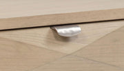 Marcelo Wood Coffee Table with 2 Drawers and Shelf Light Elm - 736058