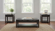 Marcelo Wood End Table with Drawer and Shelf Coffee - 736067