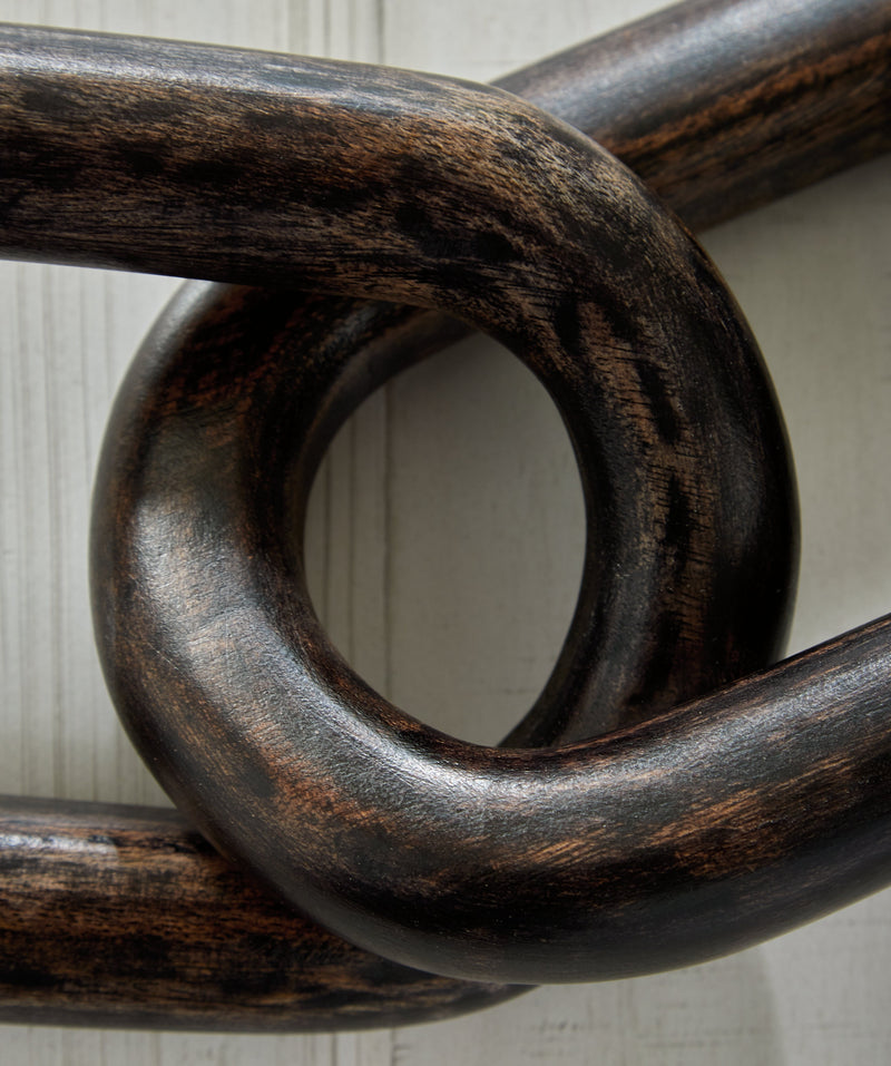 Mardelby Distressed Black Sculpture - A2000632