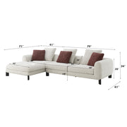 Mardi Sectional Sofa w/6 Pillows - LV04280