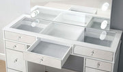 Margret White/Gray Vanity Set - CM-DK928-PK