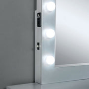 Margret White/Gray Vanity Set - CM-DK928-PK
