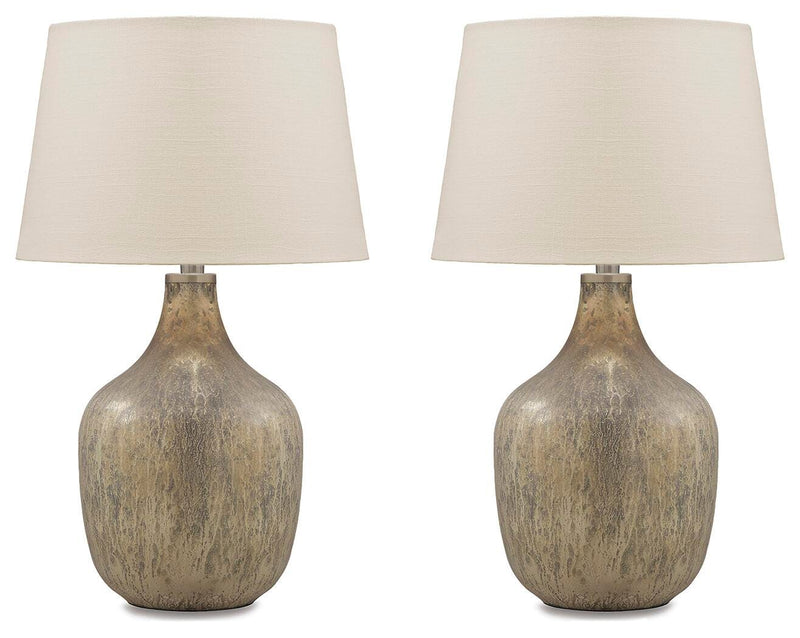 Mari Gray/Gold Finish Table Lamp (Set of 2) - L430664X2