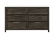 Mariah Dark Brown Dresser - MARIAH-DRK BRWN-DR