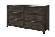 Mariah Dark Brown Dresser - MARIAH-DRK BRWN-DR