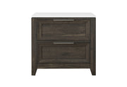 Mariah Dark Brown Nightstand - MARIAH-DRK BRWN-NS