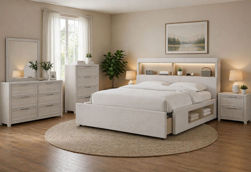 Sadie/Mariah Beige Queen Bed Group - SADIE/MARIAH-QBG