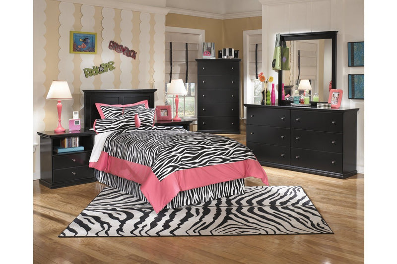 Maribel Black Dresser - Gate FurnitureDresser
