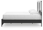 Maribel Black King Panel Bed - B138B57