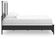 Maribel Black King Panel Bed - B138B57