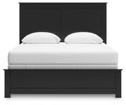 Maribel Black Queen Panel Bed - B138B53