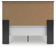 Maribel Black Queen Panel Bed - B138B53