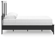 Maribel Black Queen Panel Bed - B138B53