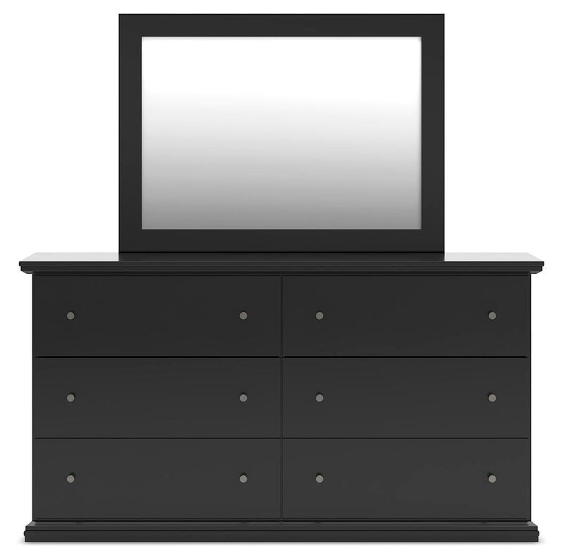 Maribel Full Panel Bed, Dresser, Mirror and Chest - B138B82