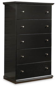 Maribel Full Panel Bed, Dresser, Mirror and Chest - B138B82