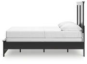 Maribel Full Panel Bed with Dresser and Nightstand in Black from Ashley - Luna Furniture