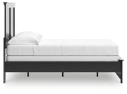 Maribel Full Panel Bed with Dresser and Nightstand in Black from Ashley - Luna Furniture