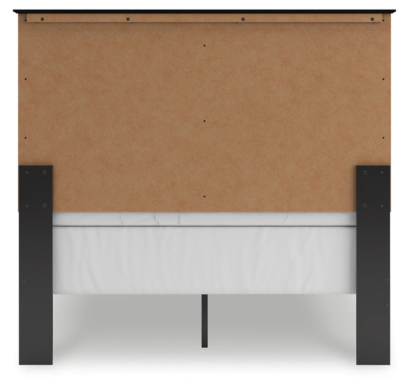 Maribel Full Panel Bed with Dresser and Nightstand in Black from Ashley - Luna Furniture