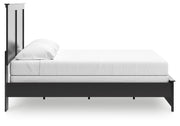 Maribel King Panel Bed with Dresser and Nightstand in Black from Ashley - Luna Furniture