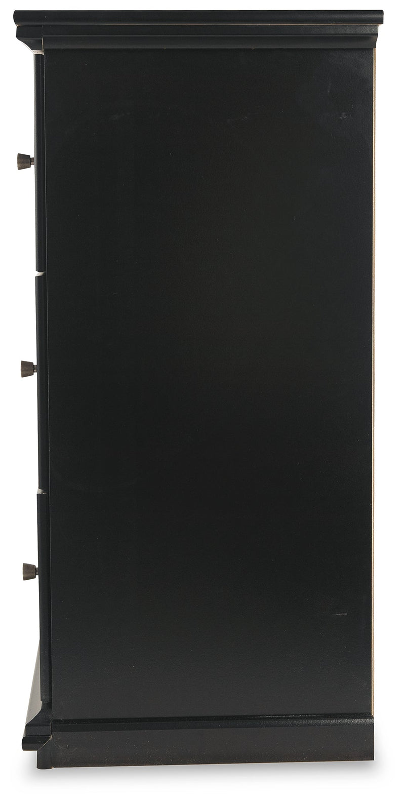Maribel Queen Panel Bed with Dresser and Nightstand in Black from Ashley - Luna Furniture