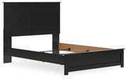 Maribel Queen Panel Bed with Dresser and Nightstand in Black from Ashley - Luna Furniture