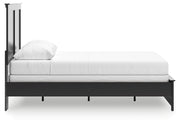 Maribel Queen Panel Bed with Dresser and Nightstand in Black from Ashley - Luna Furniture