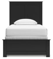 Maribel Twin Panel Bed and Nightstand - B138B84