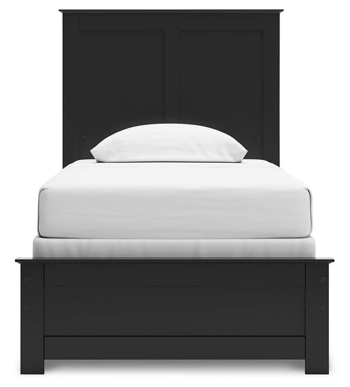 Maribel Twin Panel Bed and Nightstand - B138B84