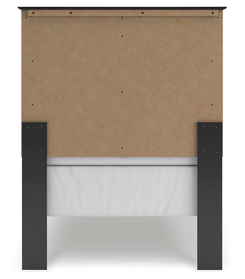 Maribel Twin Panel Bed and Nightstand - B138B84