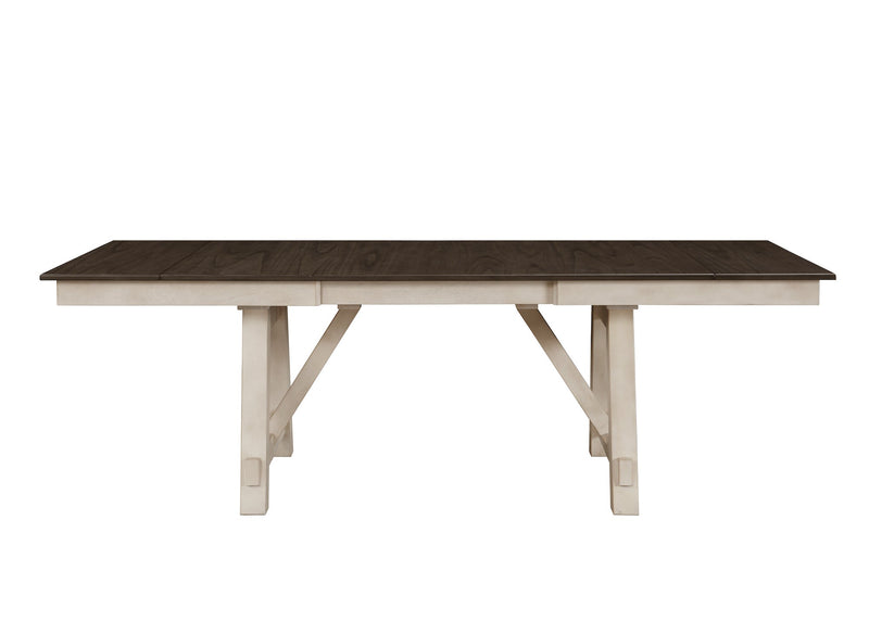Maribelle Chalk/Gray Extendable Dining Set - Gate FurnitureDining Room Set