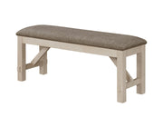 Maribelle Chalk/Gray Extendable Dining Set - Gate FurnitureDining Room Set