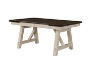 Maribelle Chalk/Gray Extendable Dining Set - Gate FurnitureDining Room Set