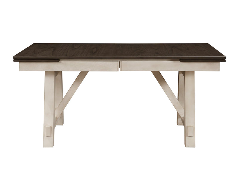 Maribelle Chalk/Gray Extendable Dining Set - Gate FurnitureDining Room Set