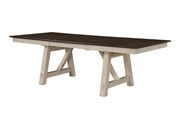 Maribelle Chalk/Gray Extendable Dining Set - Gate FurnitureDining Room Set