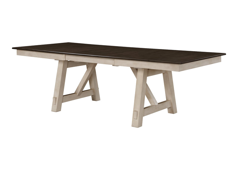 Maribelle Chalk/Gray Extendable Dining Set - Gate FurnitureDining Room Set