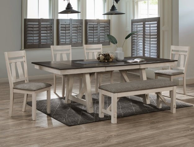 Maribelle Server Chalk Warm Grey - Gate Furniture