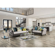 Mariella Gray/Beige/Teal/Olive Sofa - SM2286-SF