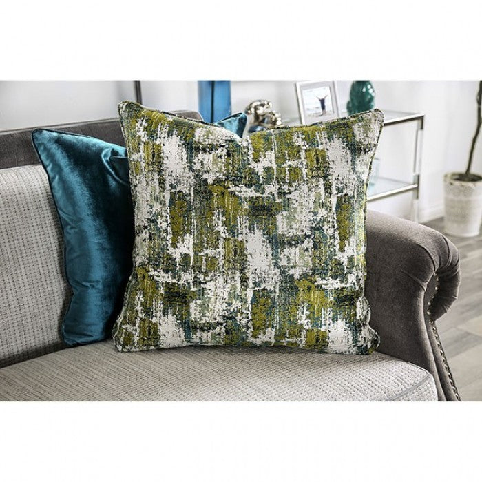 Mariella Gray/Beige/Teal/Olive Sofa - SM2286-SF