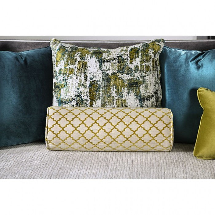 Mariella Gray/Beige/Teal/Olive Sofa - SM2286-SF