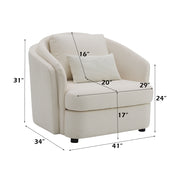 Mariko Chair w/Pillow - LV02772