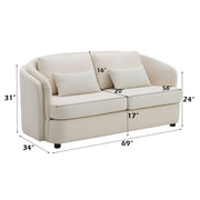 Mariko Loveseat w/2 Pillows - LV02771