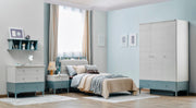 Marin Kids Room Set (Twin Bed &  Study Desk &  Nightstand) - 145-MAR-SET