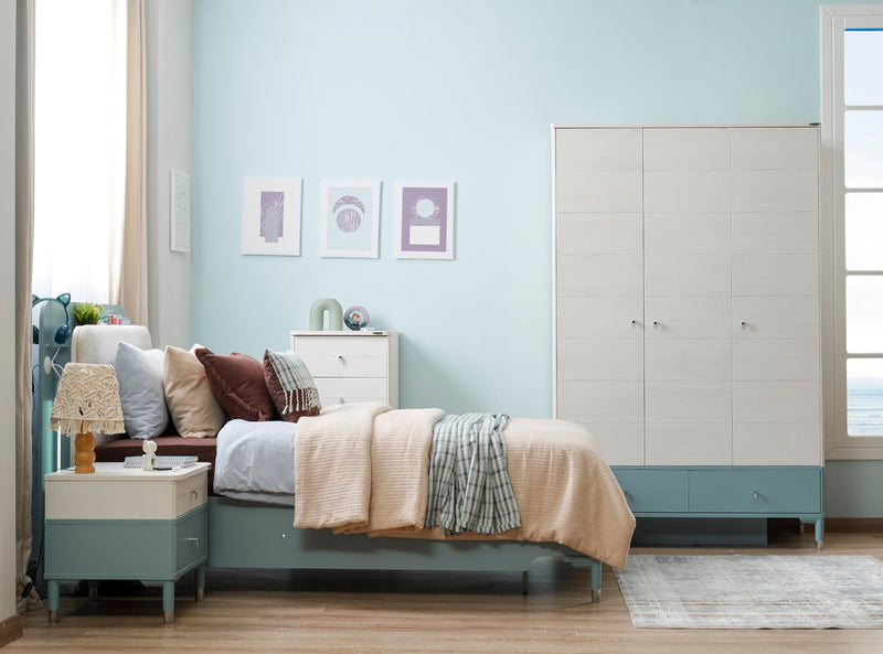 Marin Kids Room Set (Twin Bed &  Study Desk &  Nightstand) - 145-MAR-SET
