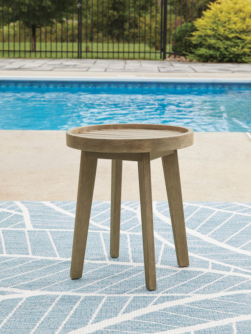 Marina Sun Beige Outdoor End Table - PCP204-706