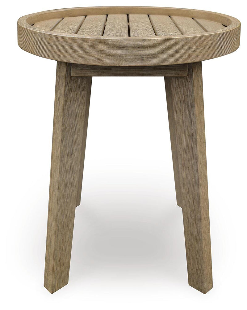 Marina Sun Beige Outdoor End Table - PCP204-706
