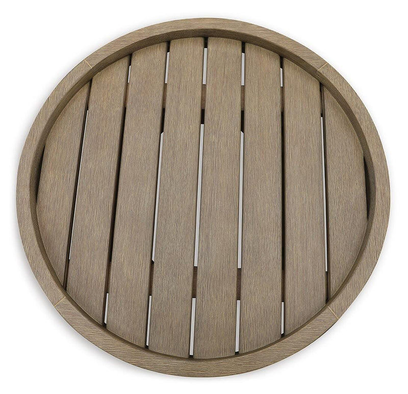 Marina Sun Beige Outdoor End Table - PCP204-706