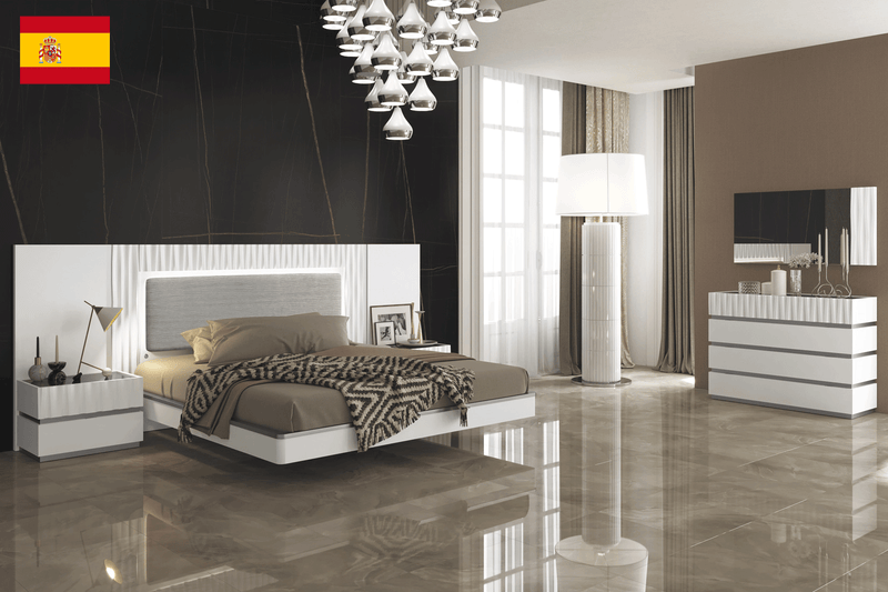 Marina White Bedroom SET - p12185
