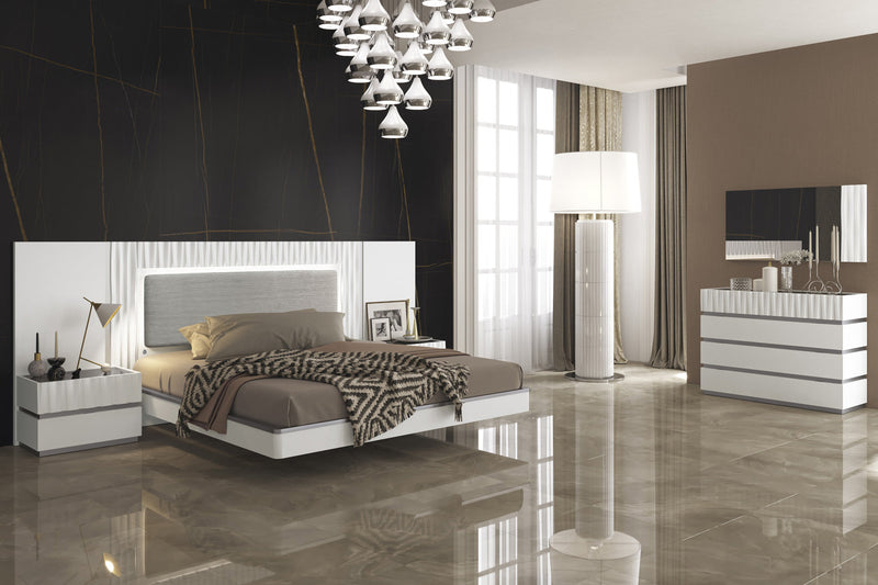 Marina White Bedroom SET - p12185